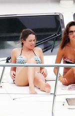 ALESSANDRA AMBROSIO in Bikini at a Yacht in the Resort of Florianopolis 01/09/2016