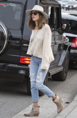 ALESSANDRA AMBROSIO Leaves Fogo De Chao Restaurant in Beverly Hills 01/17/2016