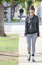ALESSANDRA AMBROSIO Out in Los Angeles 01/14/2016