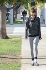 ALESSANDRA AMBROSIO Out in Los Angeles 01/14/2016