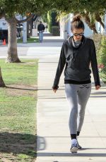 ALESSANDRA AMBROSIO Out in Los Angeles 01/14/2016