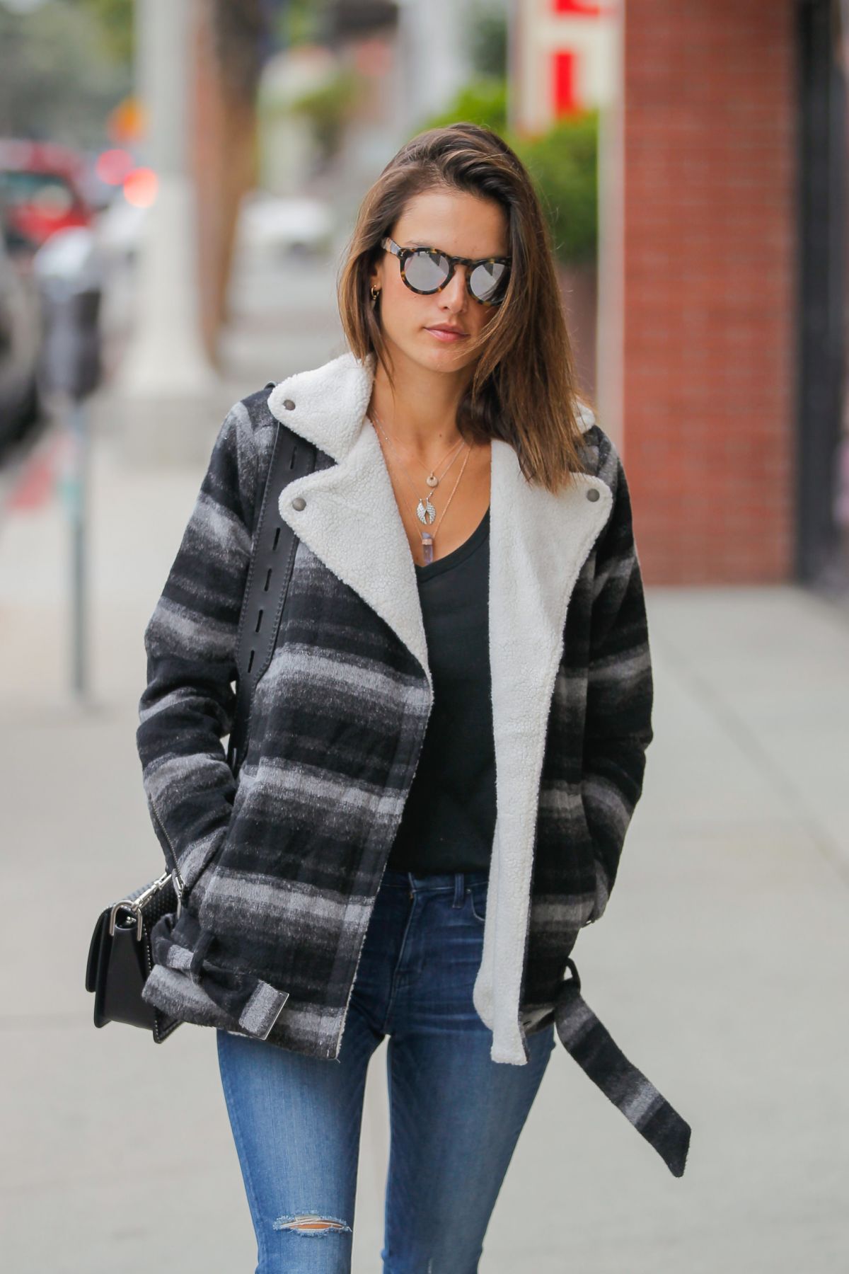 ALESSANDRA AMBROSIO Out in Los Angeles 01/19/2016 - HawtCelebs
