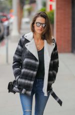 ALESSANDRA AMBROSIO Out in Los Angeles 01/19/2016
