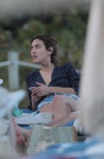 ALEXA CHUNG at the Beach in Miami 01/01/2016