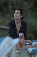 ALEXA CHUNG at the Beach in Miami 01/01/2016