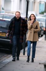 ALEXA CHUNG Out and About in London 01/23/2016