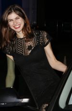ALEXANDRA DADDARIO Leaves Boa Steakhouse in West Hollywood 01/08/2016
