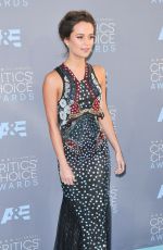 ALICIA VIKANDER at Critics’s Choice Awards 2016 in Santa Monica 01/17/2016