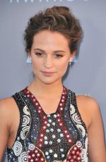 ALICIA VIKANDER at Critics’s Choice Awards 2016 in Santa Monica 01/17/2016