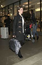 ALISON BRIE at LAX Airport in Los Angeles 01/25/2016