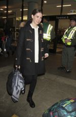 ALISON BRIE at LAX Airport in Los Angeles 01/25/2016