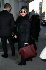 ALYSSA MILANO Arrives at Huffington Post Live Studio in New York 01/06/2016