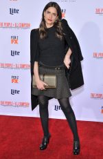 AMANDA PEET at American Crime Story: The People V.O.J. Simpson Premiere 01/27/2016