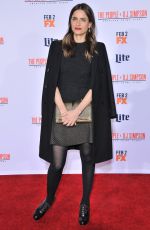 AMANDA PEET at American Crime Story: The People V.O.J. Simpson Premiere 01/27/2016