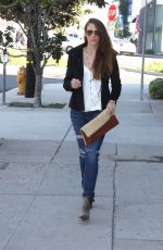 AMANDA RIGHETTI Out and About in Los Angeles 01/26/2016