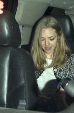 AMANDA SEYFRIED Arrives at Blind Dragon in West Hollywood 01/21/2016