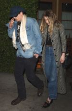 AMBER HEARD and Johnny Depp Leaves a Restaurant in West Hollywood 12/15/2015