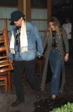 AMBER HEARD and Johnny Depp Leaves a Restaurant in West Hollywood 12/15/2015