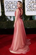 AMBER HEARD at 73rd Annual Golden Globe Awards in Beverly Hills 10/01/2016