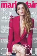 AMBER HEARD in Marie Claire Magazine, December 2015 Issue