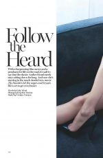 AMBER HEARD in Marie Claire Magazine, December 2015 Issue