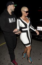 AMBER ROSE Arrives at Lure Nightclub in Hollywood 01/30/2016