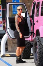 AMBER ROSE in Tights Out and About in Los Angeles 01/22/2016
