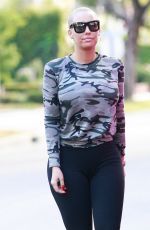 AMBER ROSE Out and About in Beverly Hills 01/07/2016
