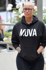 AMBER ROSE Out and About in Los Angeles 01/30/2016