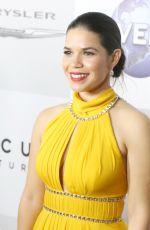 AMERICA FERRERA at NBC/Universal Golden Globes After Party in Beverly Hills 01/10/2016