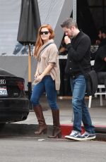 AMY ADAMS Out for Breakfast at Toast in West Hollywood 01/15/2016