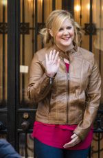 AMY SCHUMER on the Set of Inside Amy Schumer in New York 01/21/2016