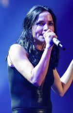 ANDREA CORR Performs at The Corrs UK Reunion Tour in Birmingham 01/20/2016