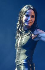 ANDREA CORR Performs at The Corrs UK Reunion Tour in Birmingham 01/20/2016