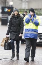 ANDREA MCLEAN Leaves ITV Studios in London 01/22/2016