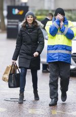 ANDREA MCLEAN Leaves ITV Studios in London 01/22/2016