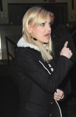 ANNA FARIS Arrives at Huffpost Live in New York 01/21/2016