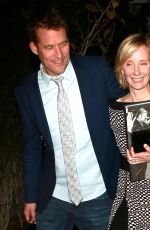 ANNE HECHE Arrives at Boa Steakhouse in West Hollywood 01/09/2016