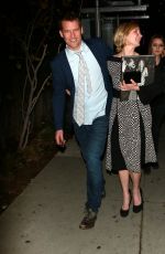 ANNE HECHE Arrives at Boa Steakhouse in West Hollywood 01/09/2016