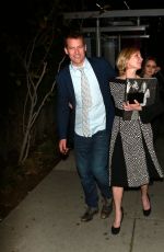 ANNE HECHE Arrives at Boa Steakhouse in West Hollywood 01/09/2016
