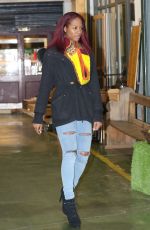 APRIL JACKSON Out Shopping in London 01/07/2016