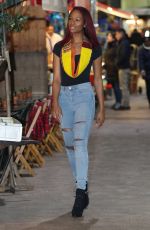 APRIL JACKSON Out Shopping in London 01/07/2016