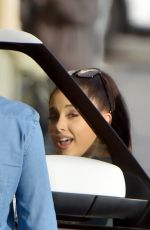 ARIANA GRANDE Arrives at Jimmy Kimmel Live 01/14/2016