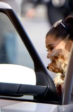 ARIANA GRANDE Arrives at Jimmy Kimmel Live 01/14/2016