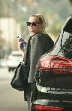 ASHLEE SIMPSON Out and About in Los Angeles 01/14/2016
