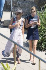 ASHLEY and JESSICA HART Out and About in Bondi 01/17/2016