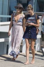 ASHLEY and JESSICA HART Out and About in Bondi 01/17/2016