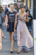 ASHLEY and JESSICA HART Out and About in Bondi 01/17/2016