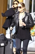 ASHLEY BENSON Arrives at Her Hotel in Miami 01/29/2016