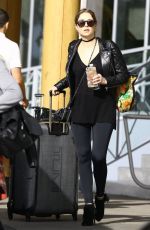 ASHLEY BENSON Arrives at Her Hotel in Miami 01/29/2016